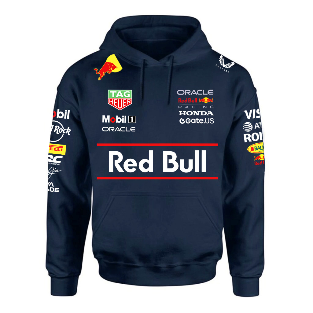 Oracle Red Bull Racing Printed Fleece-lined Unisex Hoodie Image - 1