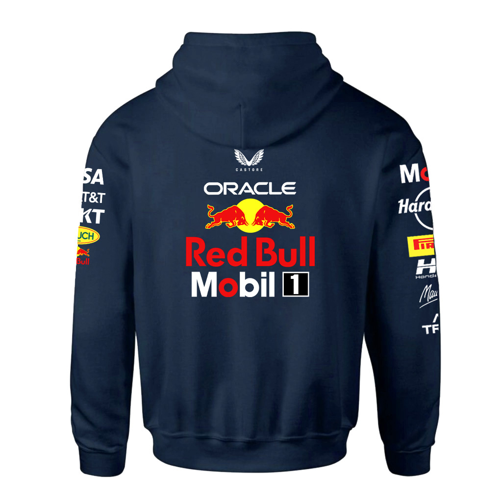 Oracle Red Bull Racing Printed Fleece-lined Unisex Hoodie Image - 2