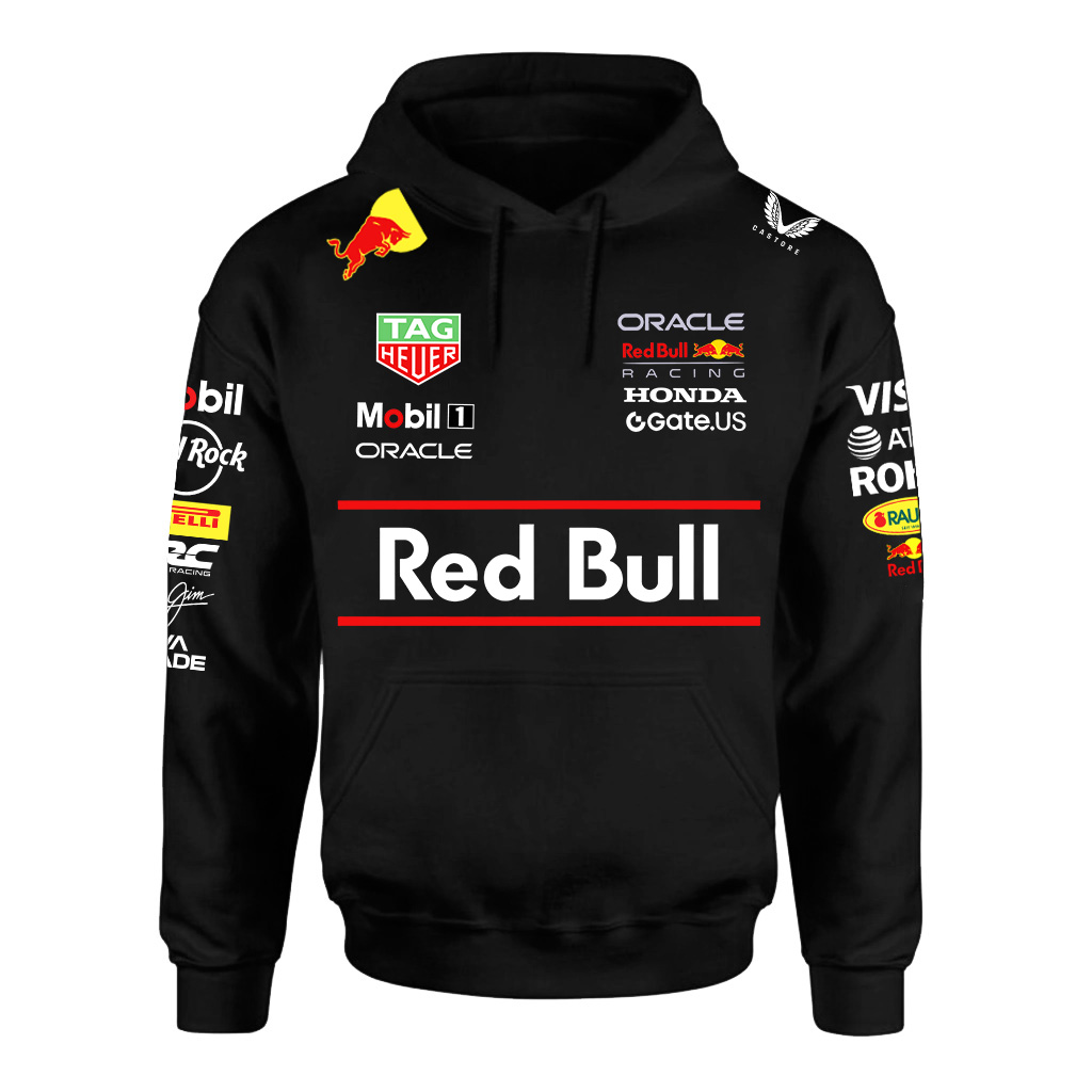 Oracle Red Bull Racing Printed Fleece-lined Unisex Hoodie Image - 3