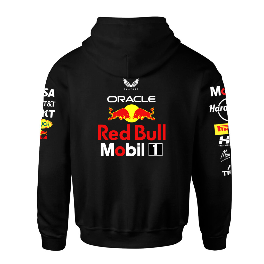 Oracle Red Bull Racing Printed Fleece-lined Unisex Hoodie Image - 4