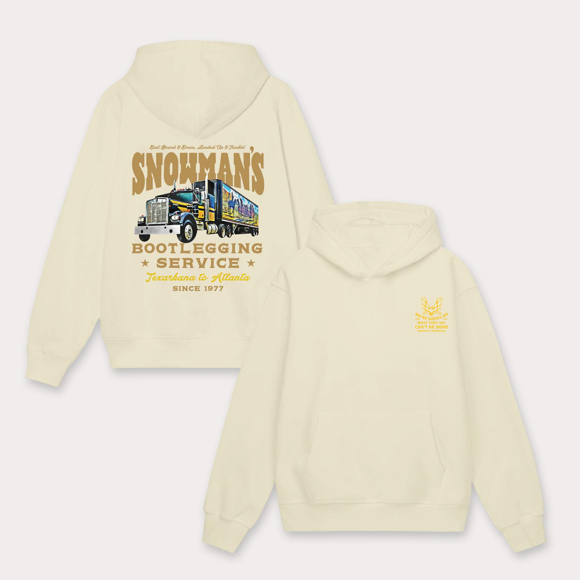 Snowman's Bootlegging Service Printed Fleece-lined Unisex Hoodie Image - 5