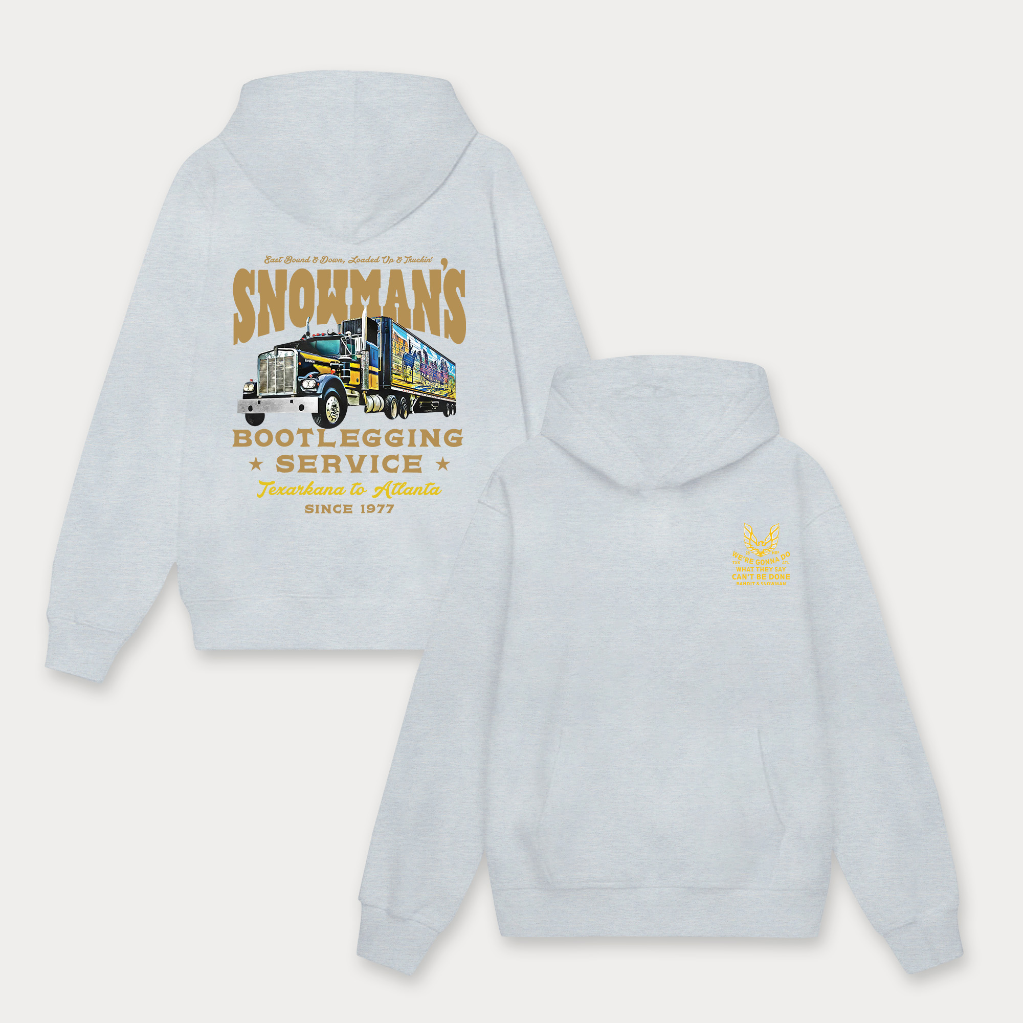 Snowman's Bootlegging Service Printed Fleece-lined Unisex Hoodie Image - 6