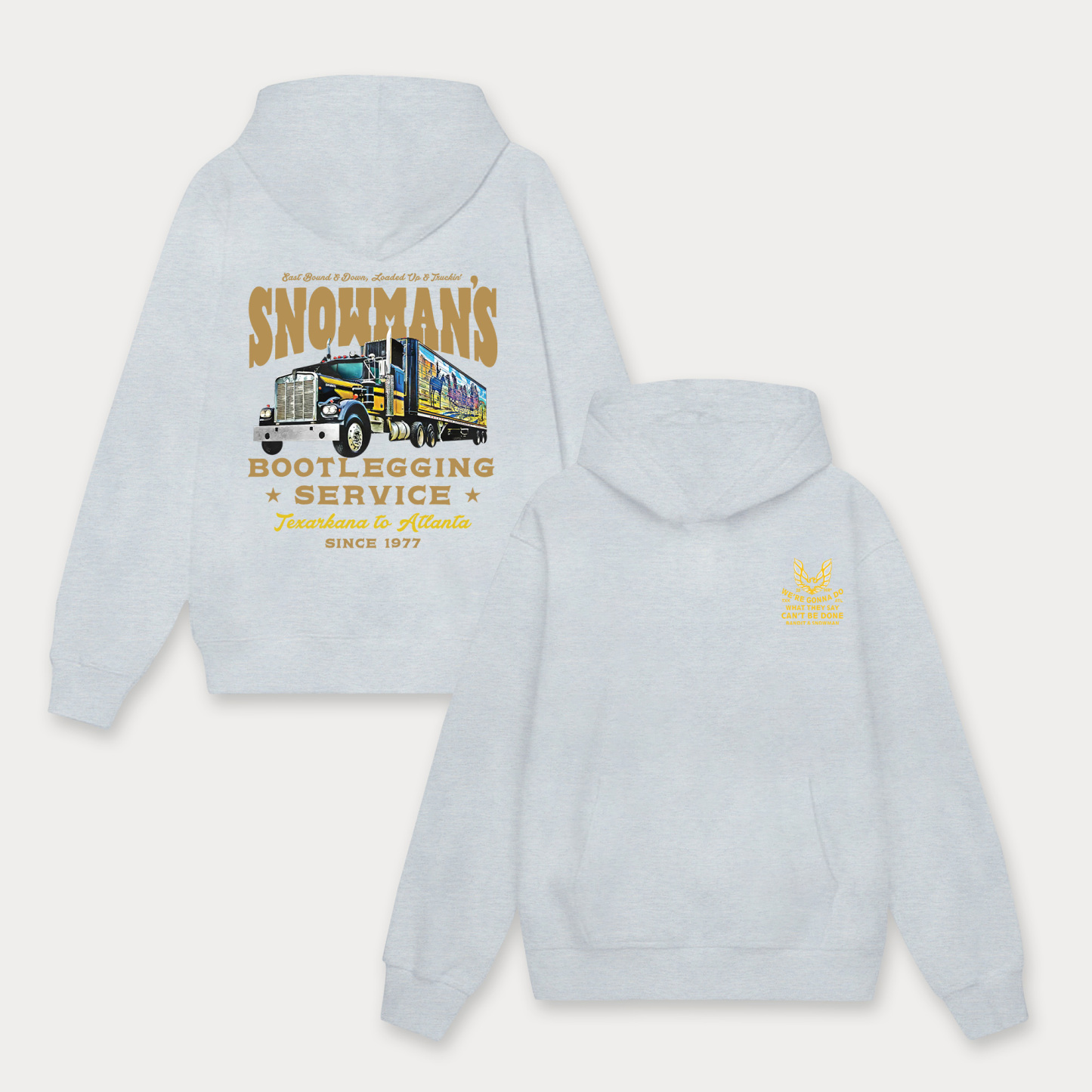 Snowman's Bootlegging Service Printed Fleece-lined Unisex Hoodie Image - 6