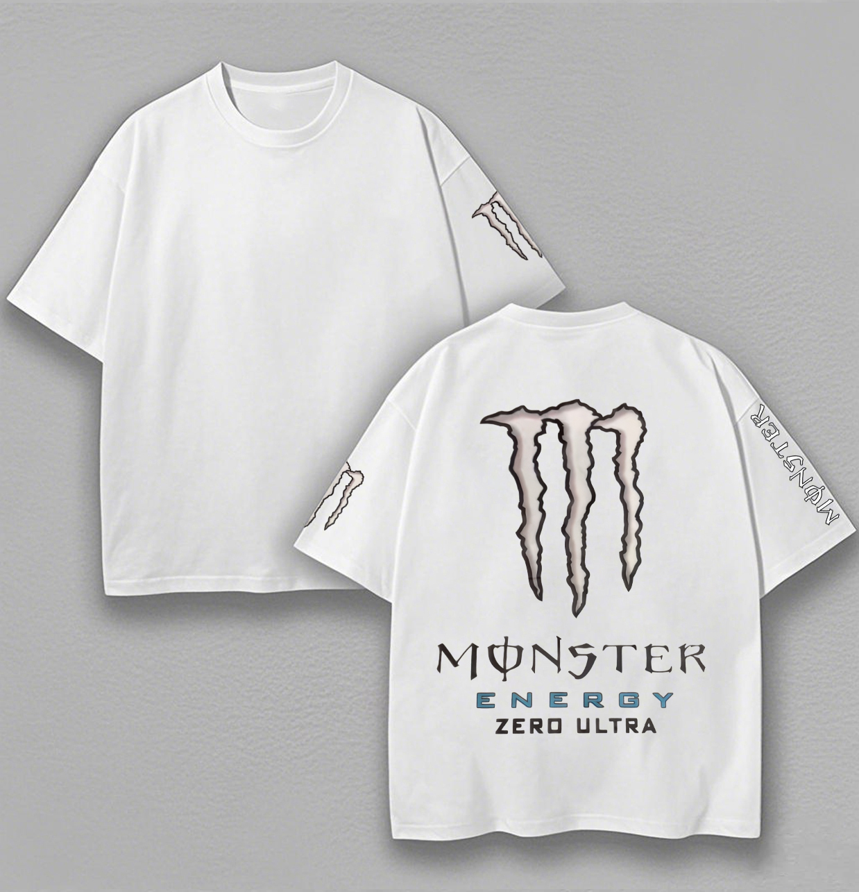 Monster Energy Zero Ultra Printed Unisex Oversized T-shirt
