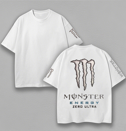 Monster Energy Zero Ultra Printed Unisex Oversized T-shirt