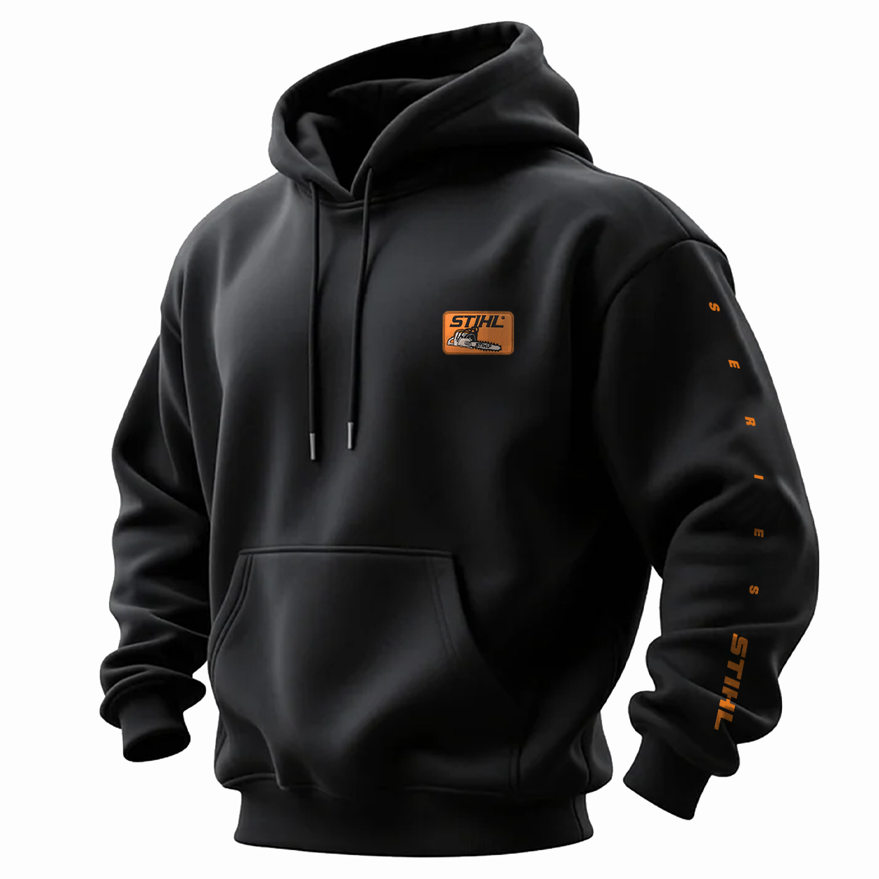 Stihl Just Drop It Printed Fleece-lined Unisex Hoodie Image - 2
