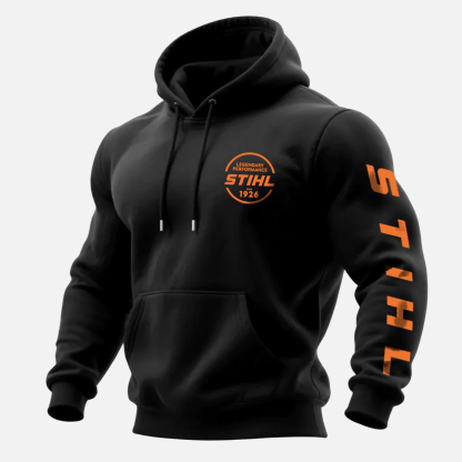 Stihl In Sawdust We Trust Printed Fleece-lined Unisex Hoodie Image - 2