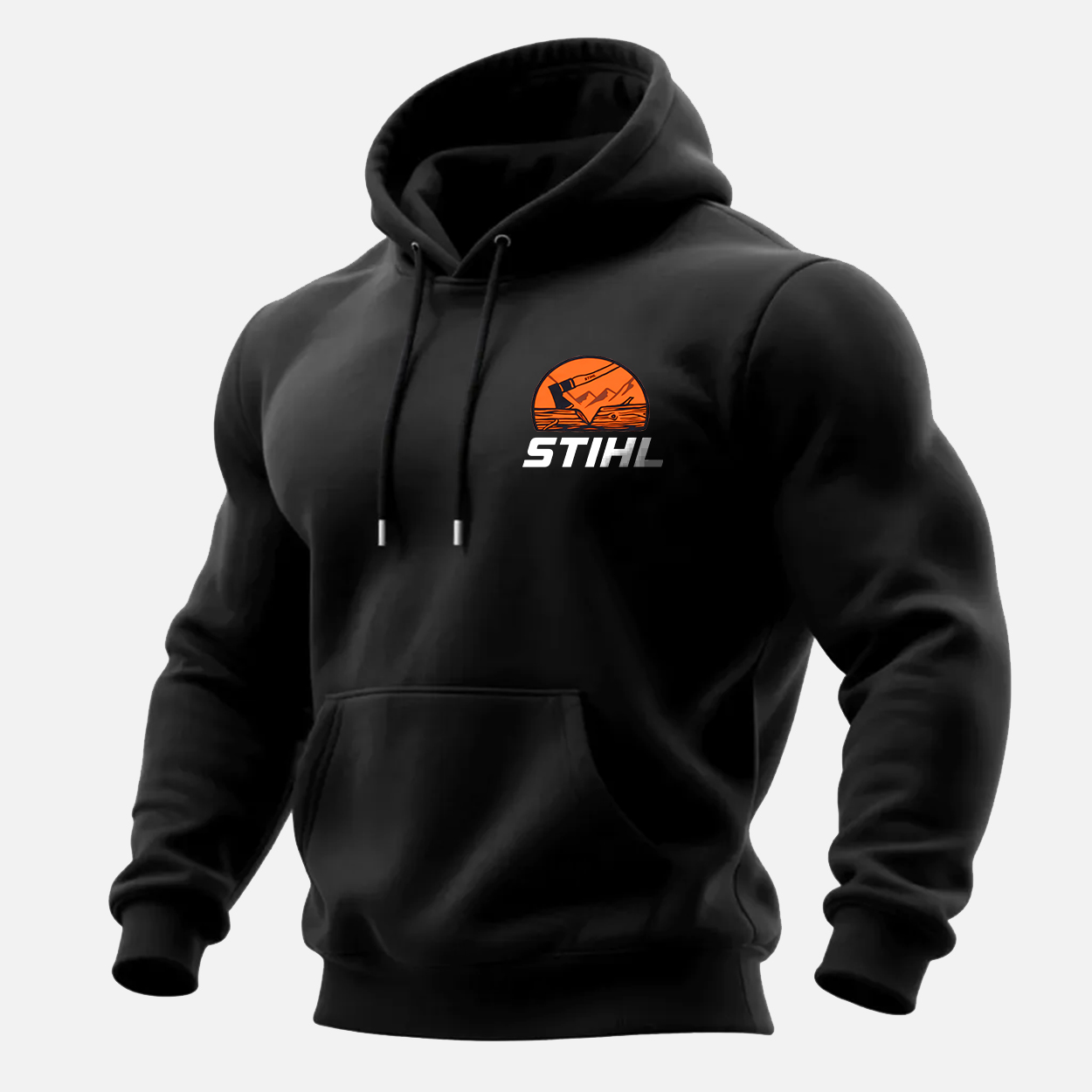 Stihl Klassische Motors?gen Printed Fleece-lined Unisex Hoodie Image - 2