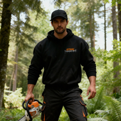 Stihl Timbersports Series Printed Fleece-lined Unisex Hoodie Image - 4