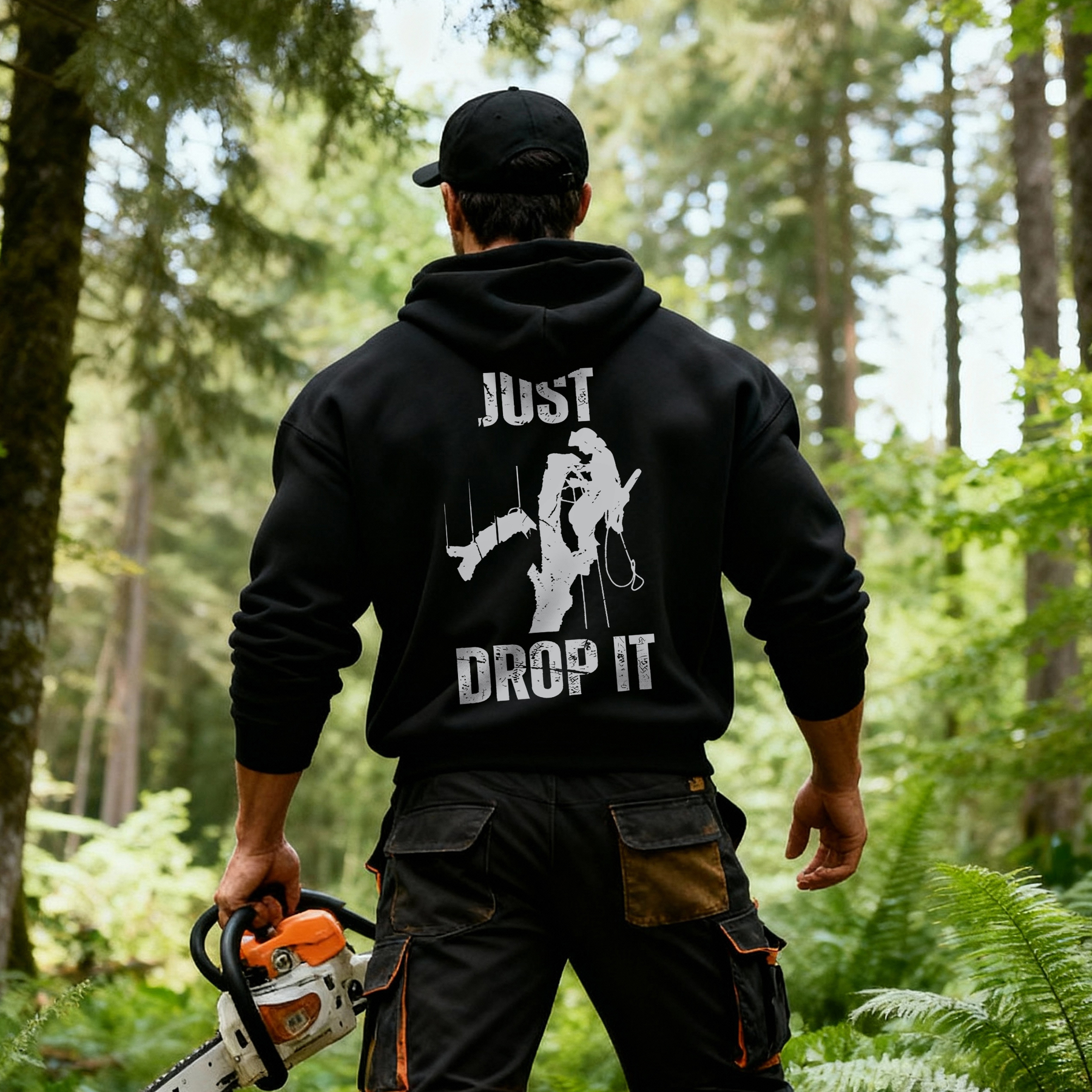 Stihl Timbersports Series Printed Fleece-lined Unisex Hoodie Image - 3