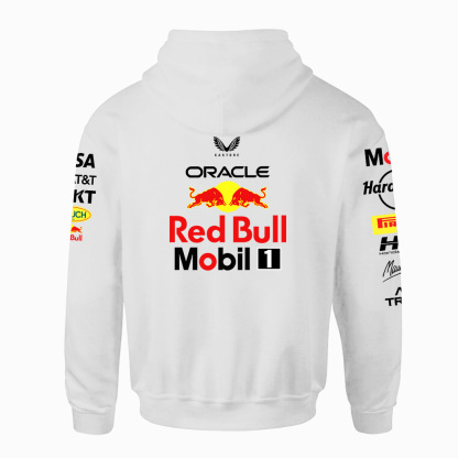 Oracle Red Bull Racing Printed Fleece-lined Unisex Hoodie Image - 6