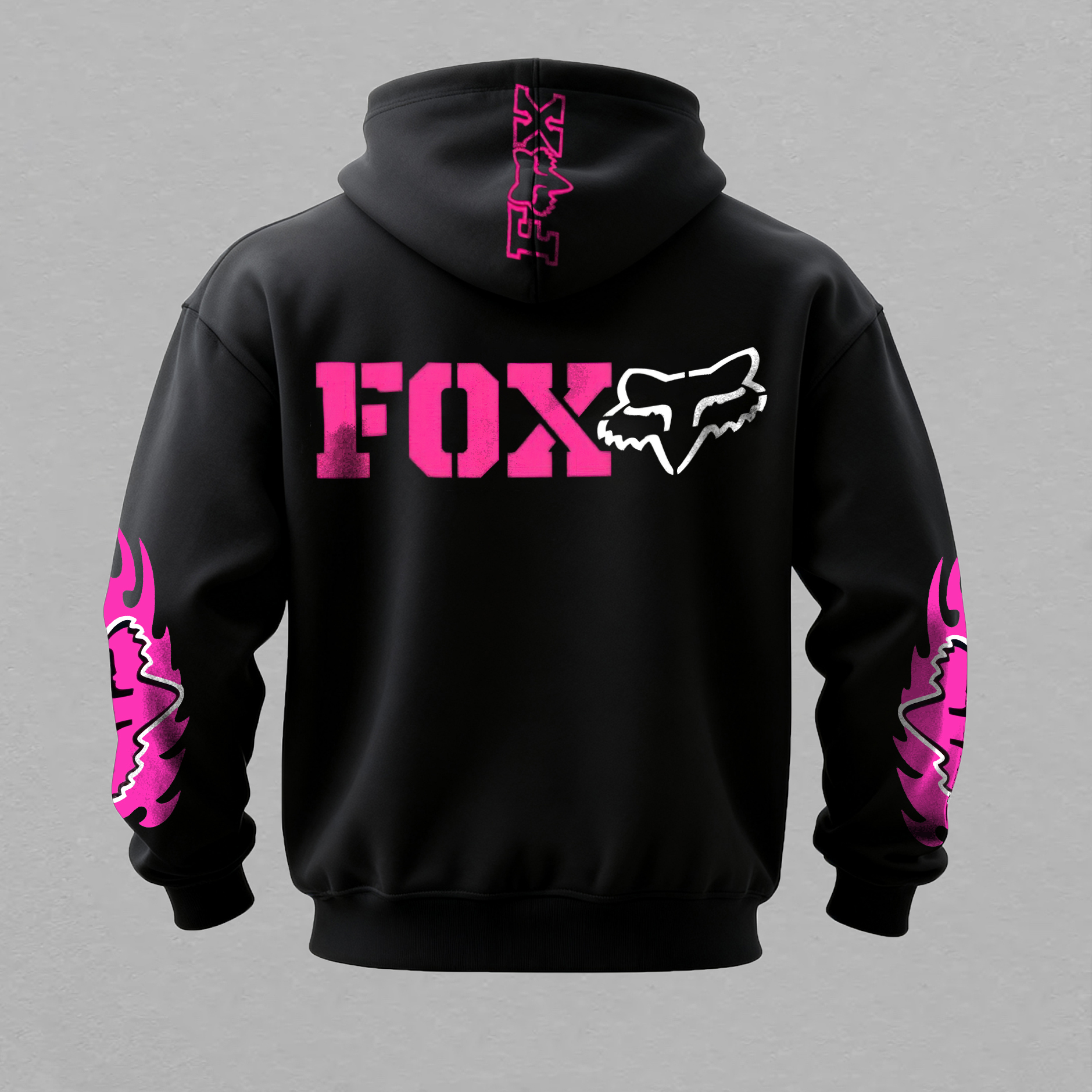 Fox Racing Printed Fleece-lined Unisex Hoodie Image - 3