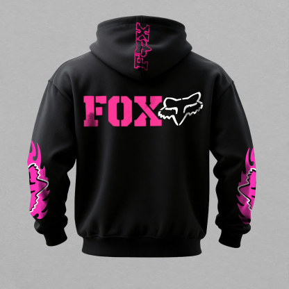 Fox Racing Printed Fleece-lined Unisex Hoodie Image - 3