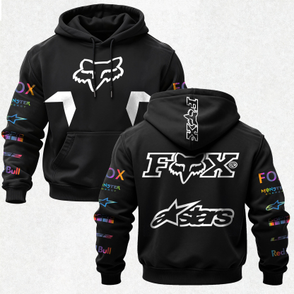 Fox Racing Printed Fleece-lined Unisex Hoodie Image - 1