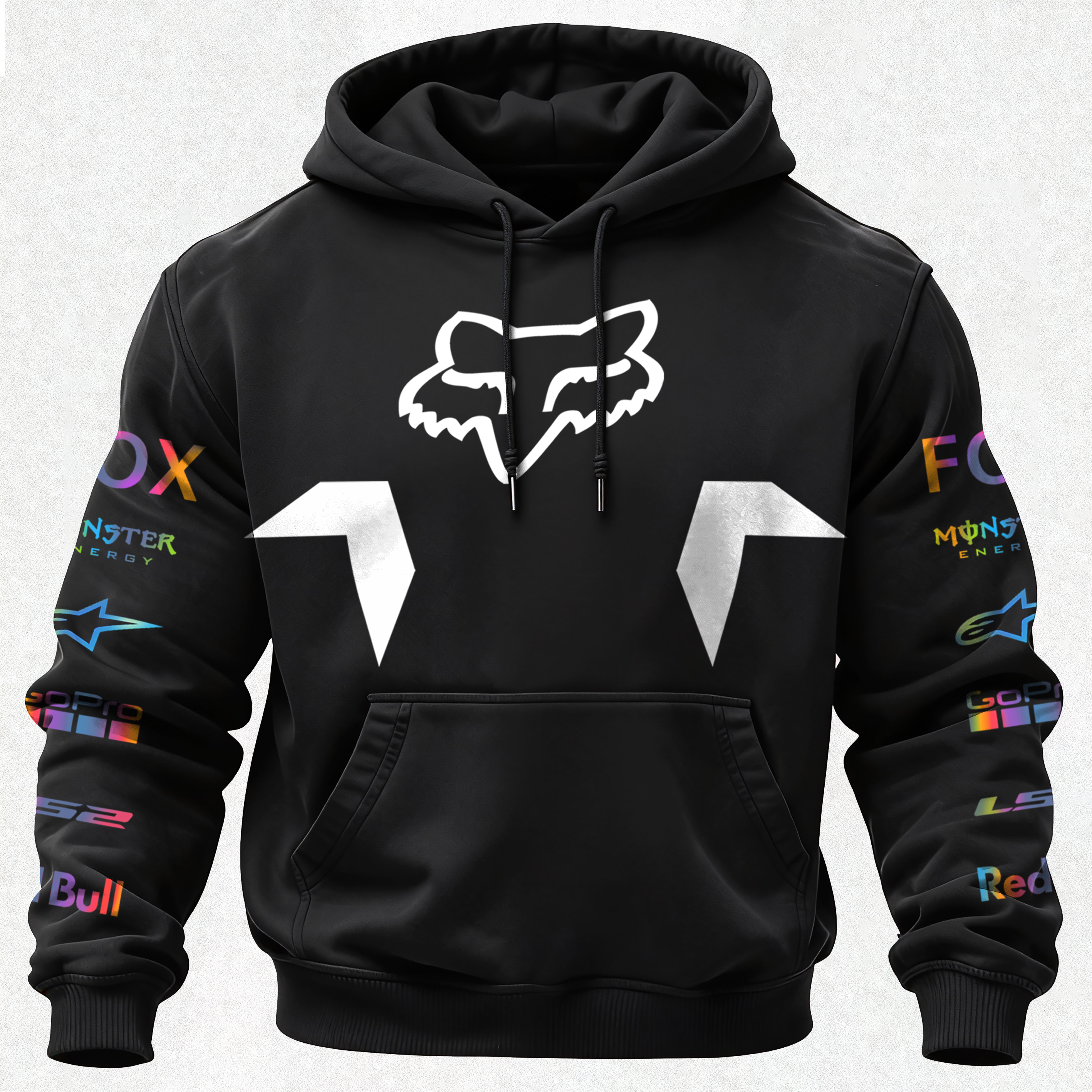 Fox Racing Printed Fleece-lined Unisex Hoodie Image - 2