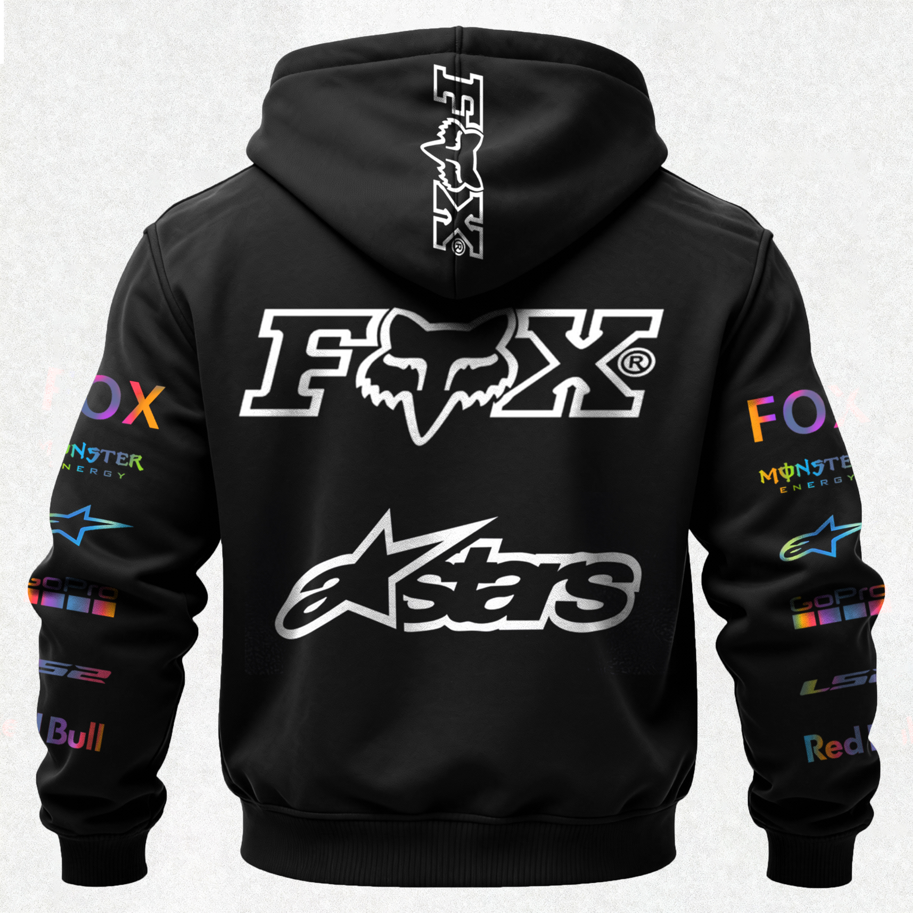 Fox Racing Printed Fleece-lined Unisex Hoodie Image - 3