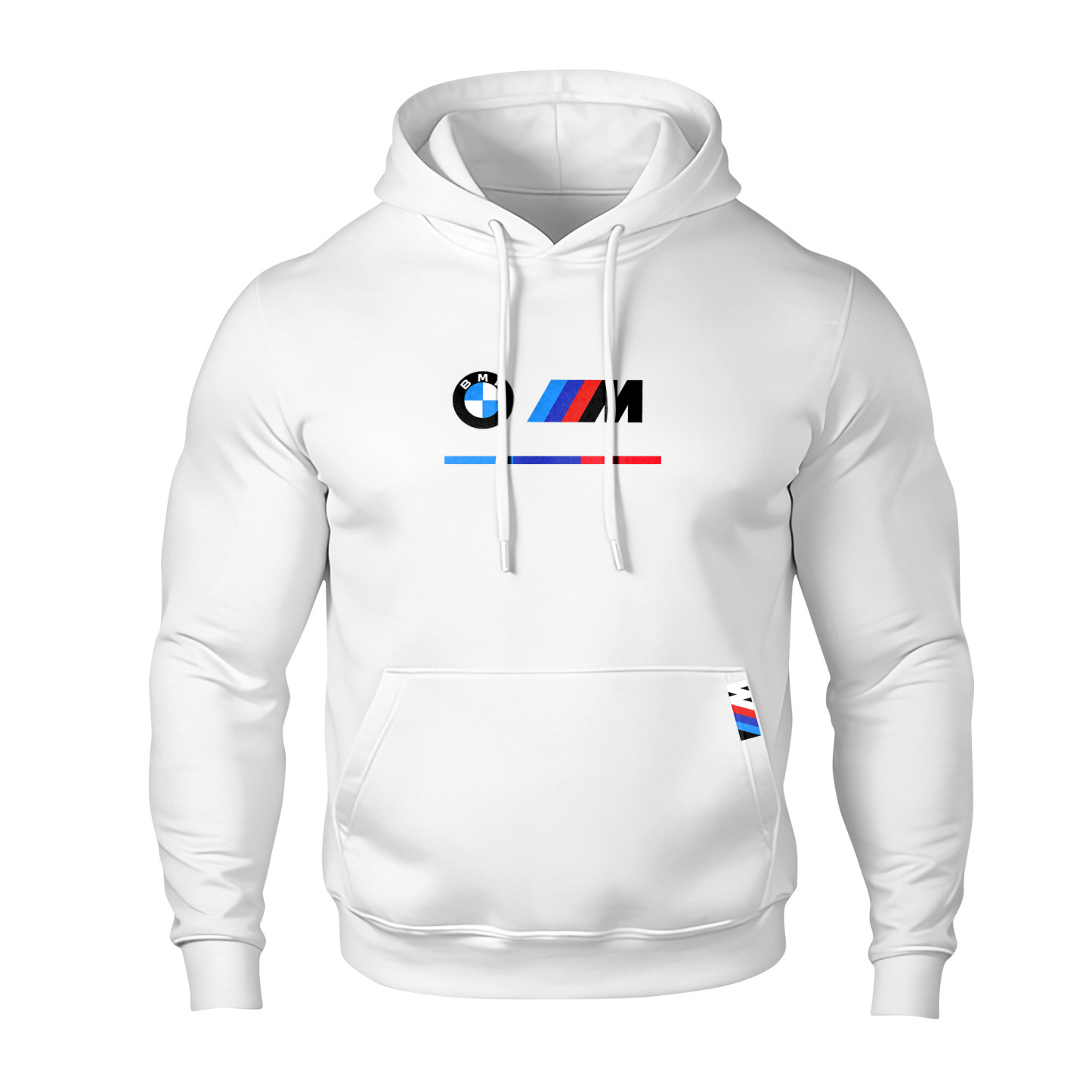 BMW Power Printed Fleece-lined Unisex Hoodie Image - 2
