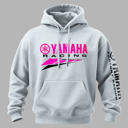 Yamaha Racing Printed Fleece-lined Unisex Hoodie Image - 11