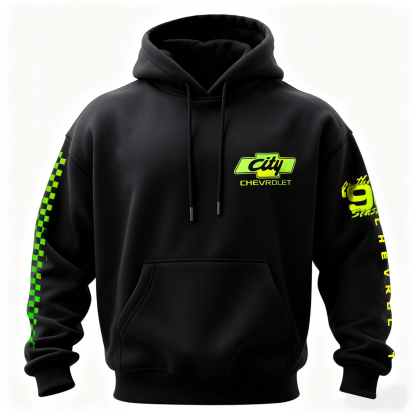 City Chevrolet Dropping the Hammer Printed Fleece-lined Unisex Hoodie Image - 2