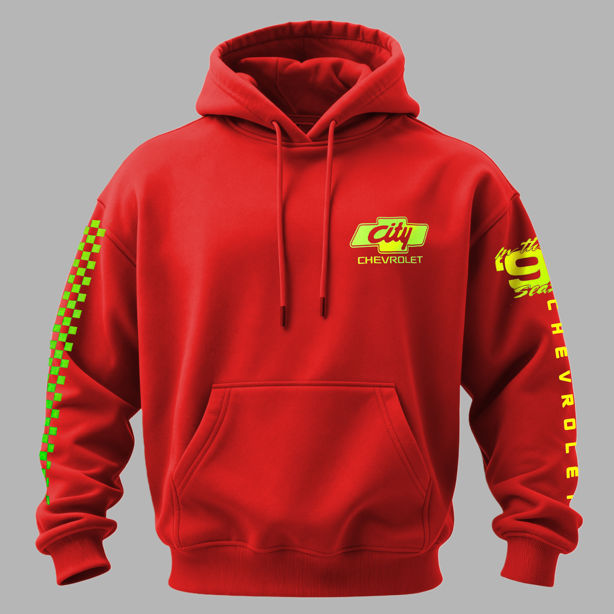 City Chevrolet Dropping the Hammer Printed Fleece-lined Unisex Hoodie Image - 3