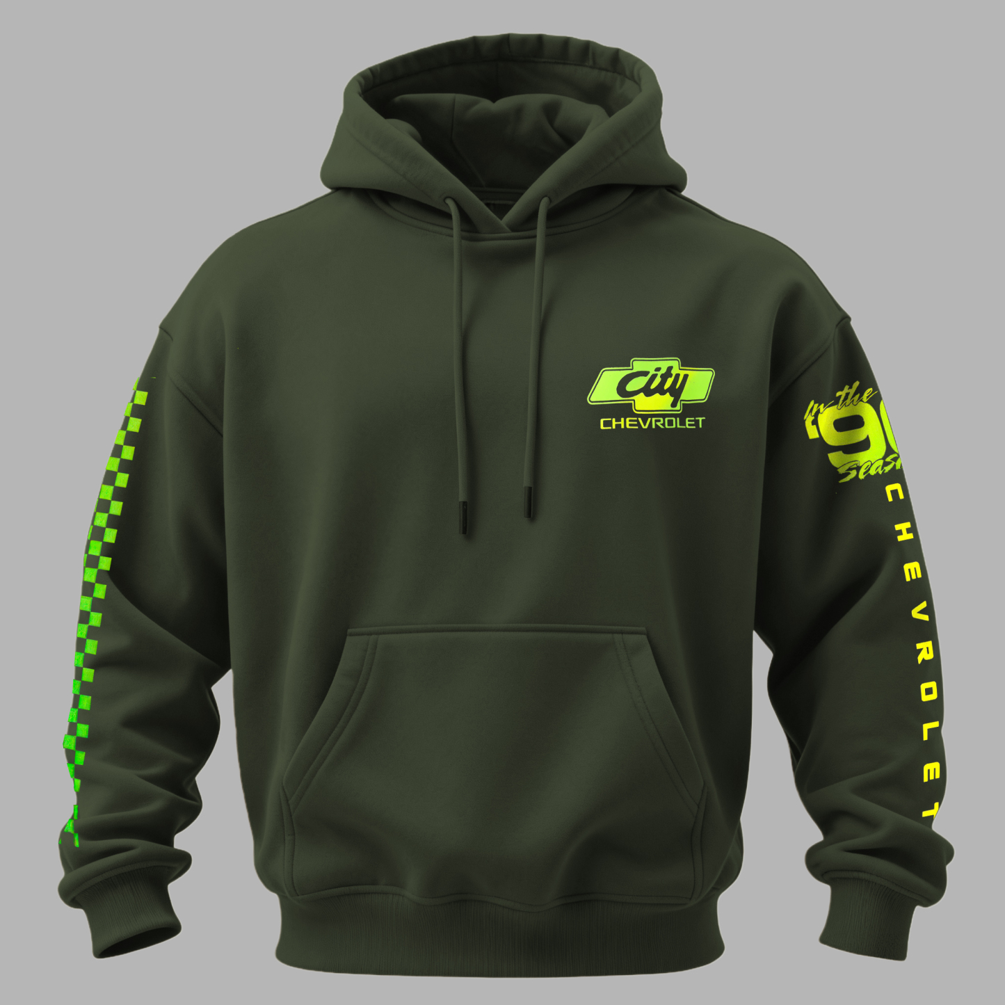 City Chevrolet Dropping the Hammer Printed Fleece-lined Unisex Hoodie Image - 5