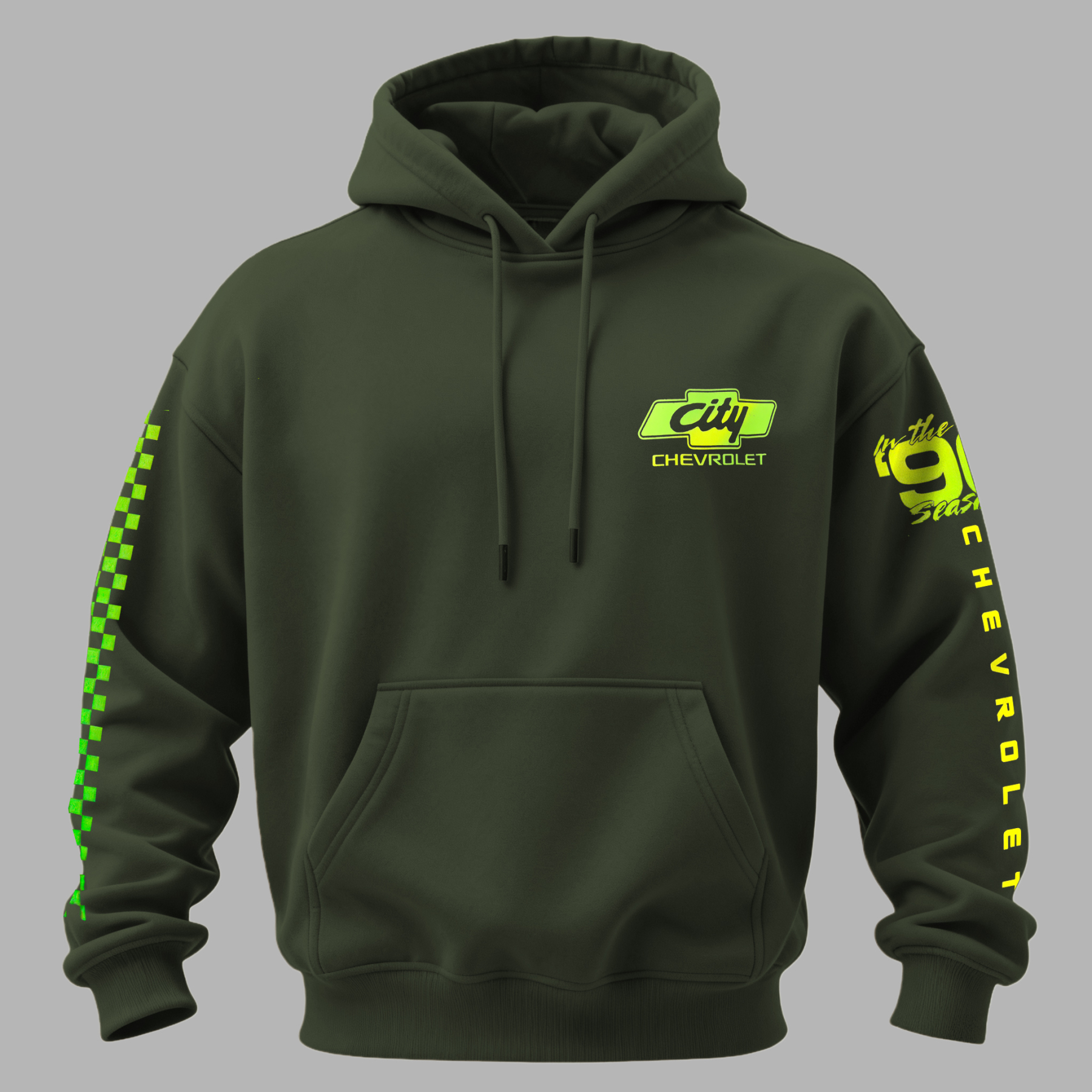 City Chevrolet Dropping the Hammer Printed Fleece-lined Unisex Hoodie Image - 5