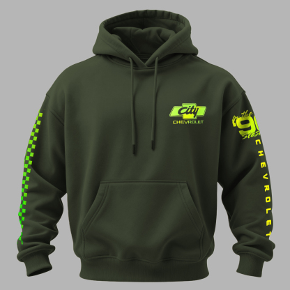 City Chevrolet Dropping the Hammer Printed Fleece-lined Unisex Hoodie Image - 5