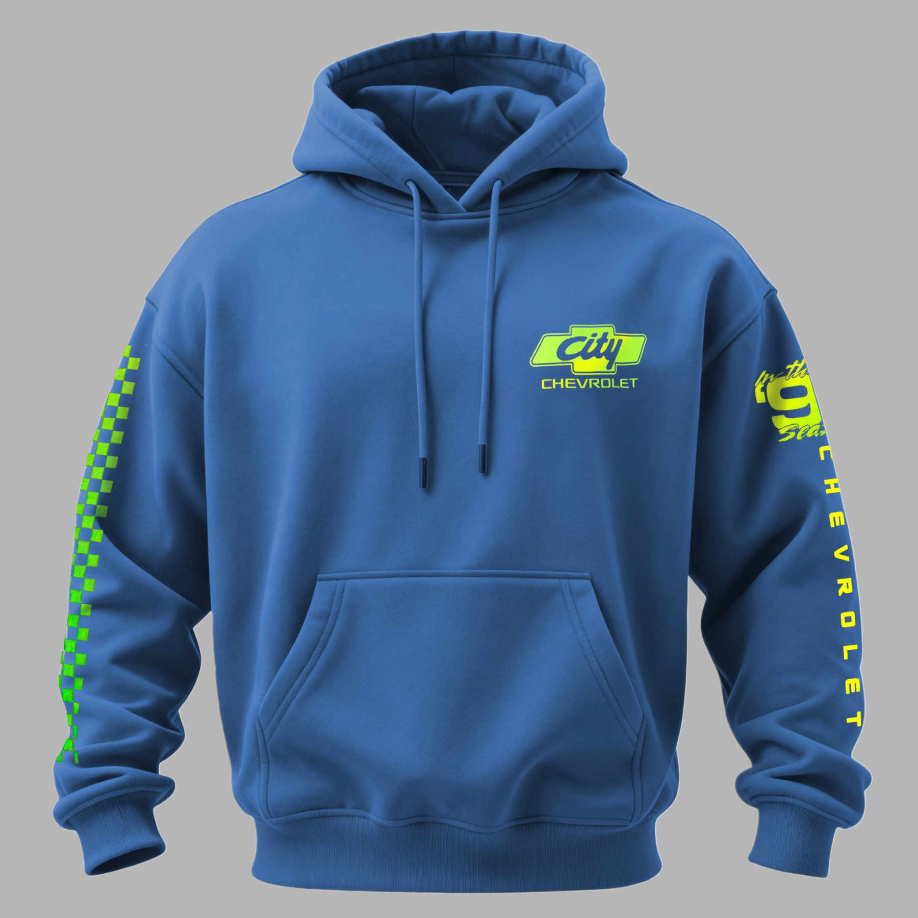 City Chevrolet Dropping the Hammer Printed Fleece-lined Unisex Hoodie Image - 8