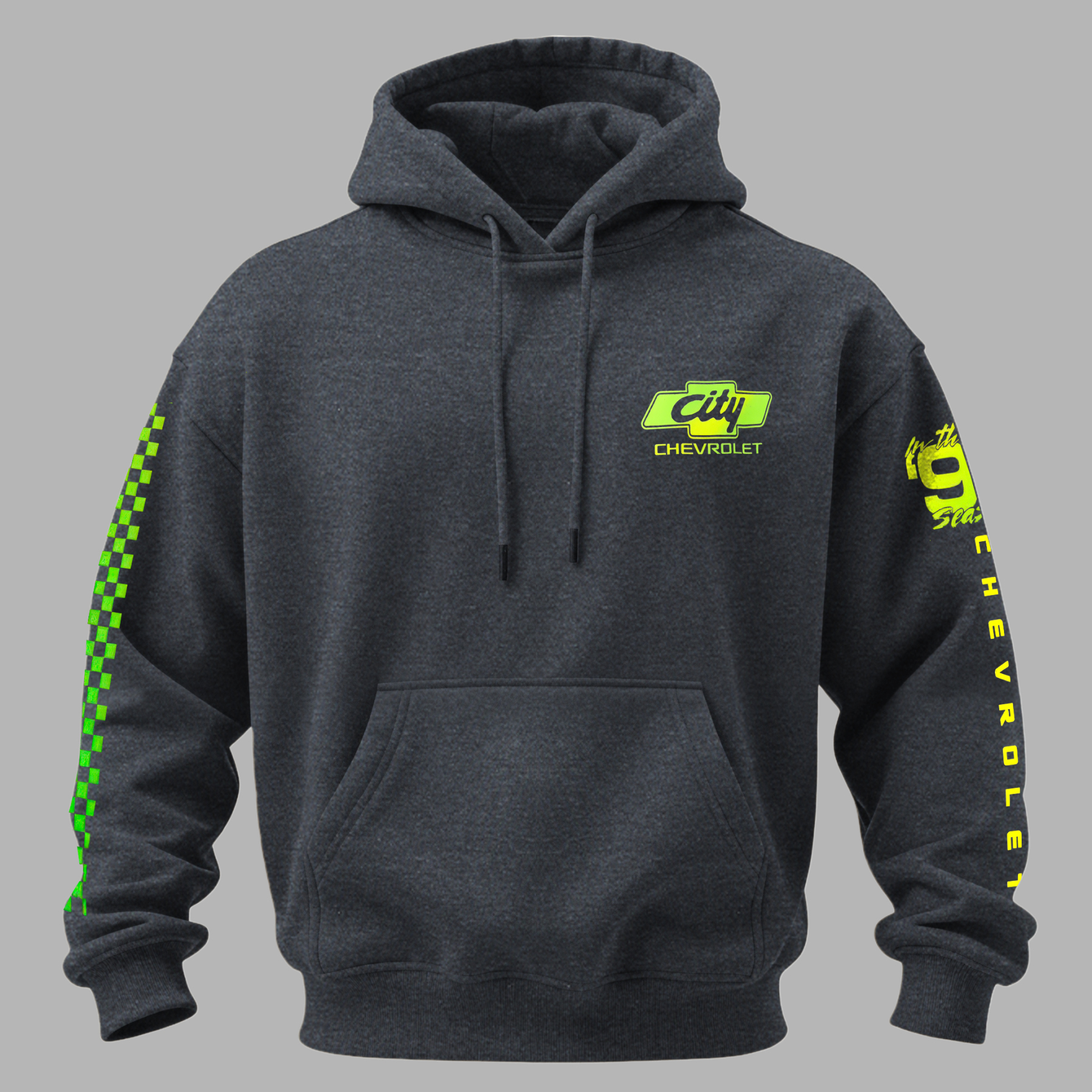 City Chevrolet Dropping the Hammer Printed Fleece-lined Unisex Hoodie Image - 9