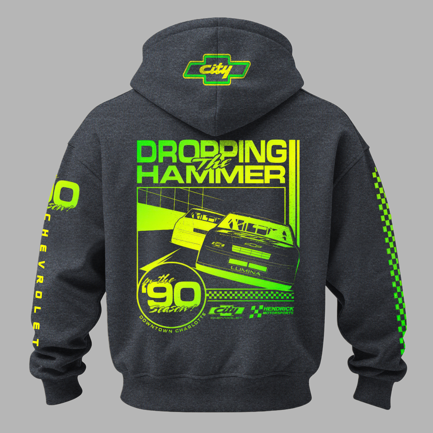 City Chevrolet Dropping the Hammer Printed Fleece-lined Unisex Hoodie Image - 10