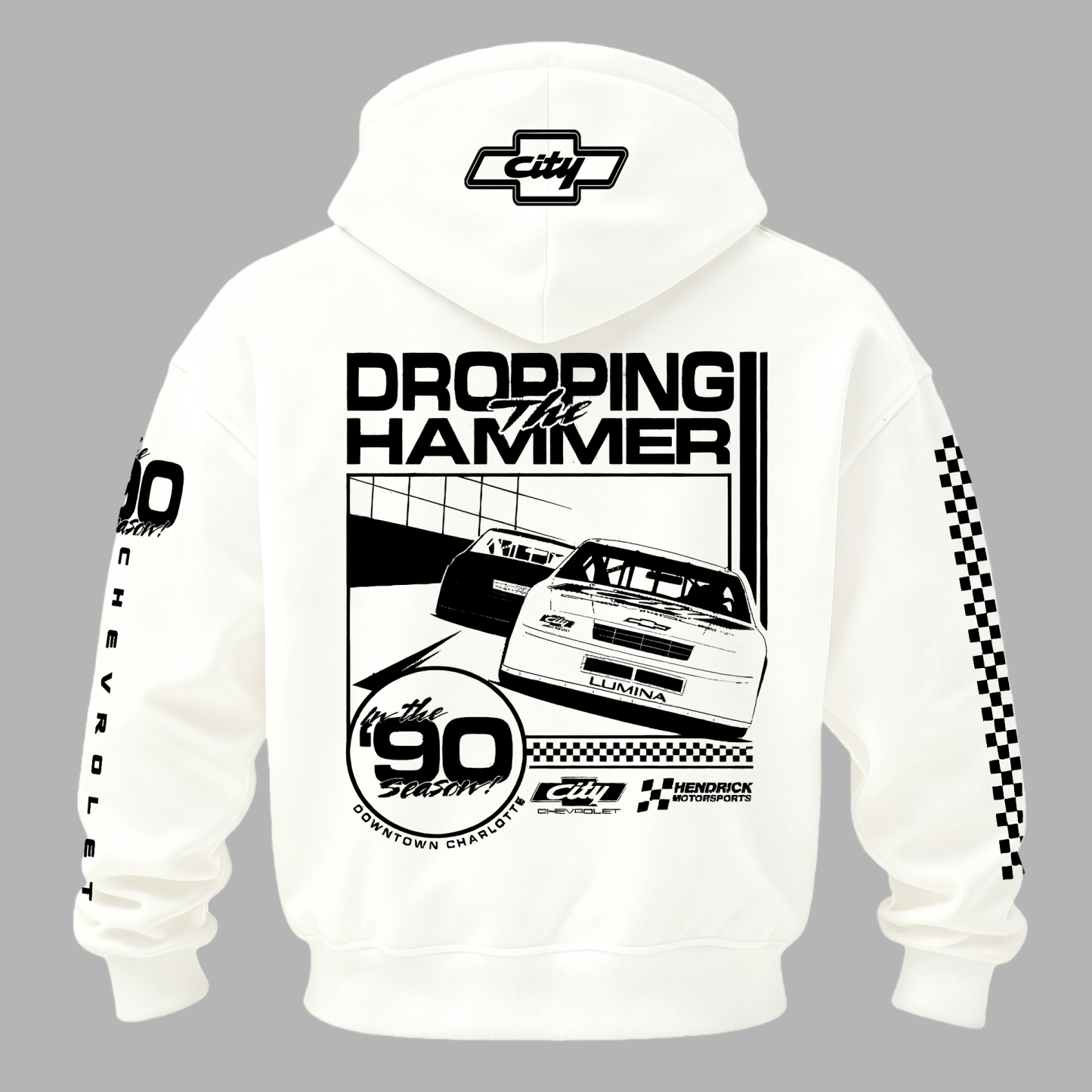 City Chevrolet Dropping the Hammer Printed Fleece-lined Unisex Hoodie Image - 11