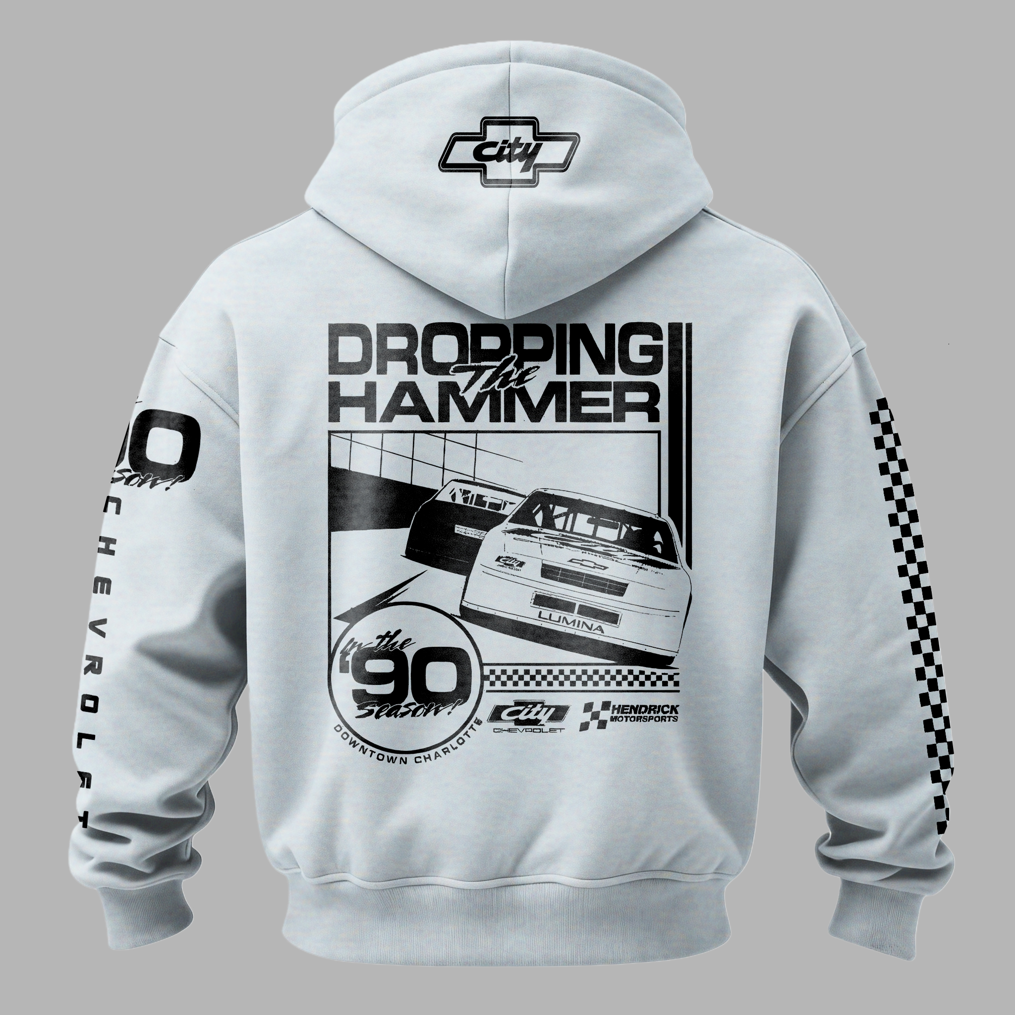 City Chevrolet Dropping the Hammer Printed Fleece-lined Unisex Hoodie Image - 14