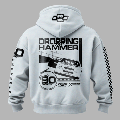 City Chevrolet Dropping the Hammer Printed Fleece-lined Unisex Hoodie Image - 14