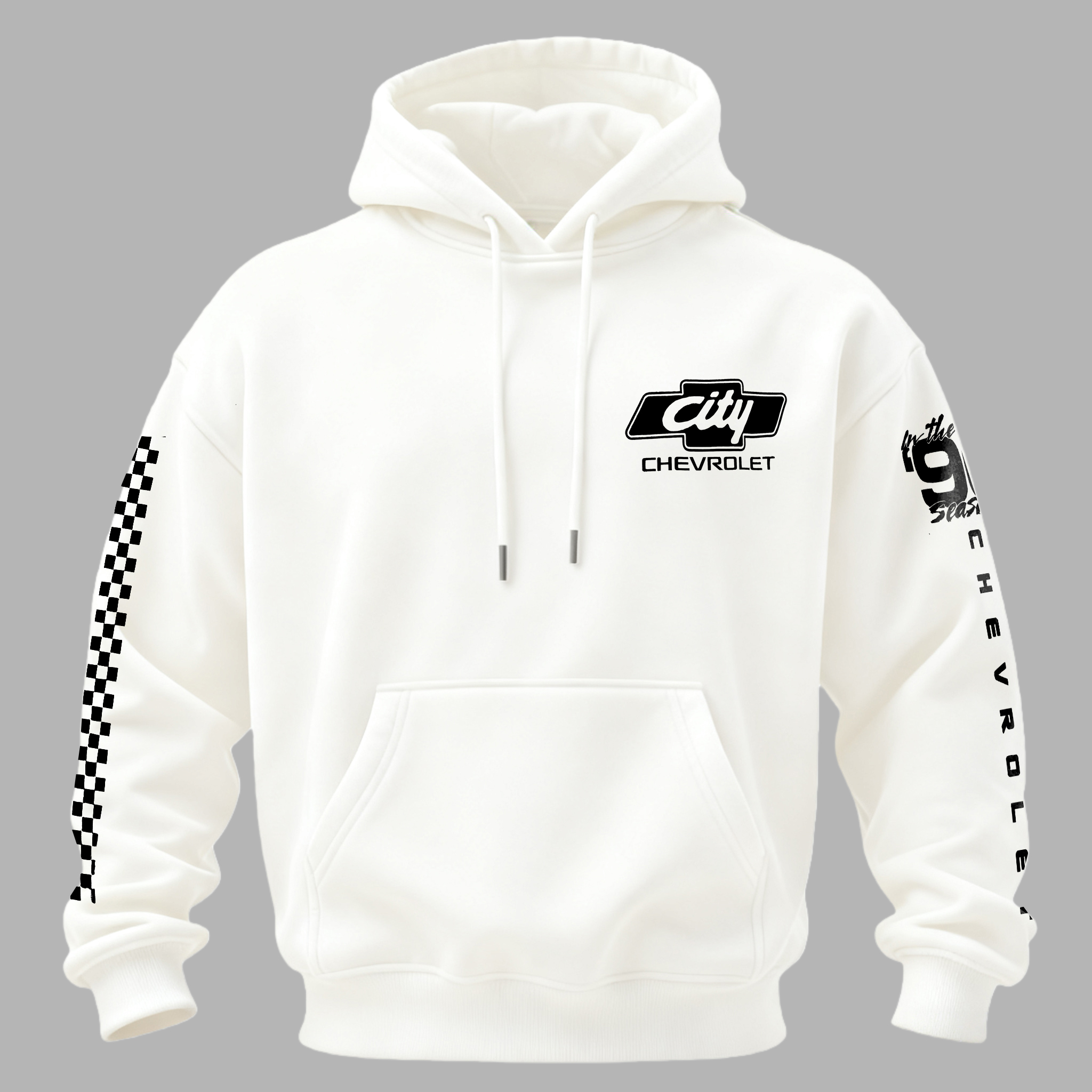 City Chevrolet Dropping the Hammer Printed Fleece-lined Unisex Hoodie Image - 12