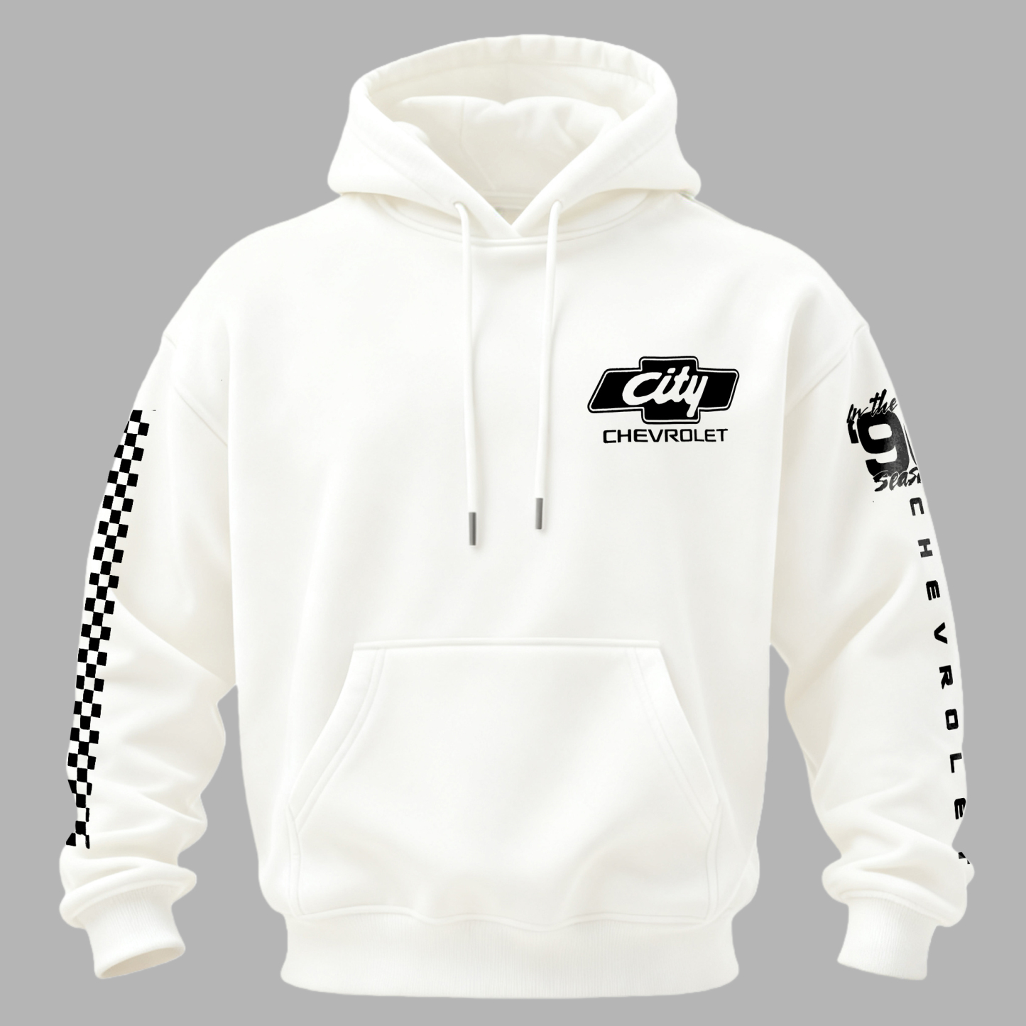 City Chevrolet Dropping the Hammer Printed Fleece-lined Unisex Hoodie Image - 12