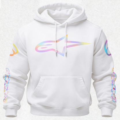 Alpinestars Vintage Printed Fleece-lined Unisex Hoodie Image - 7