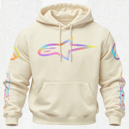 Alpinestars Vintage Printed Fleece-lined Unisex Hoodie Image - 11