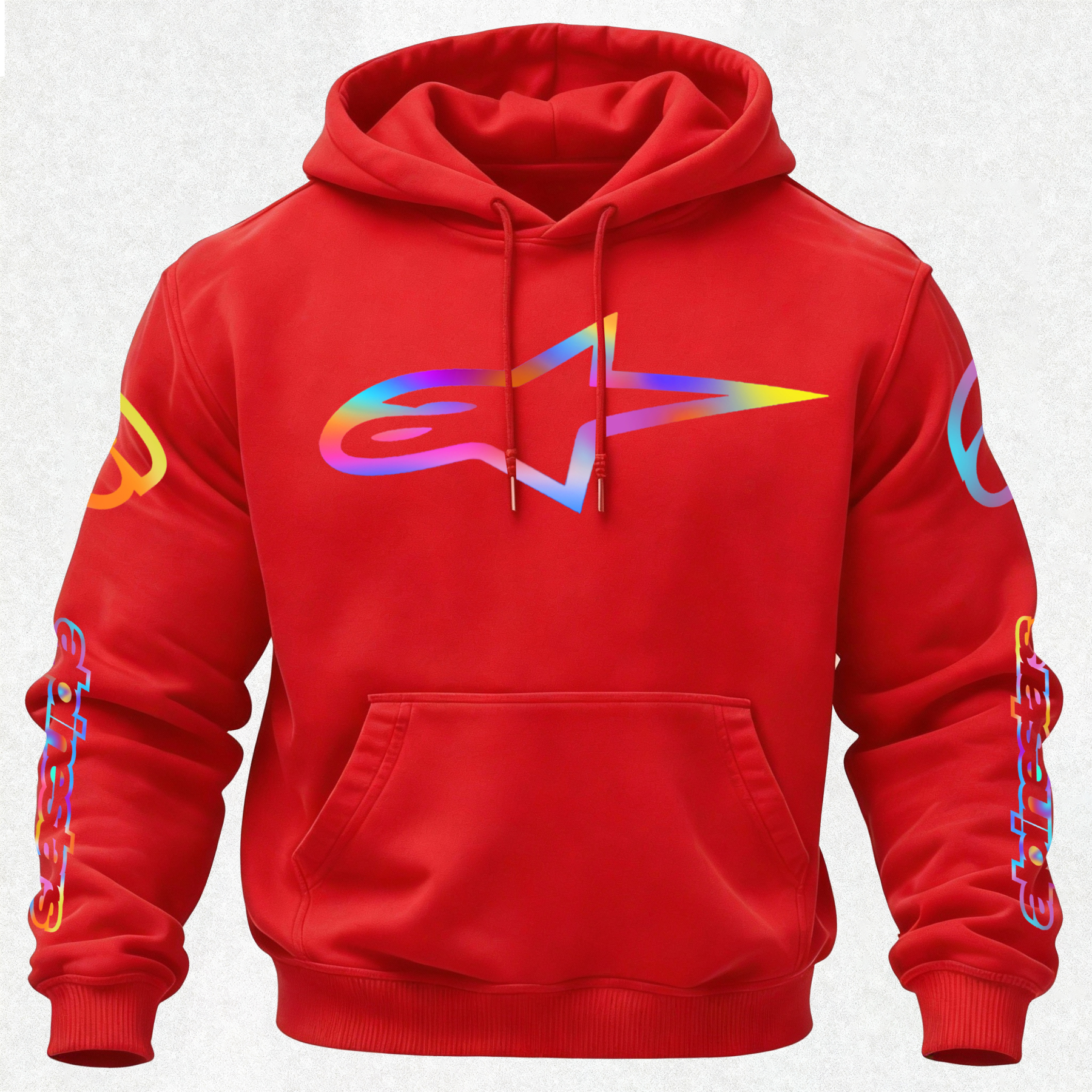 Alpinestars Vintage Printed Fleece-lined Unisex Hoodie Image - 32