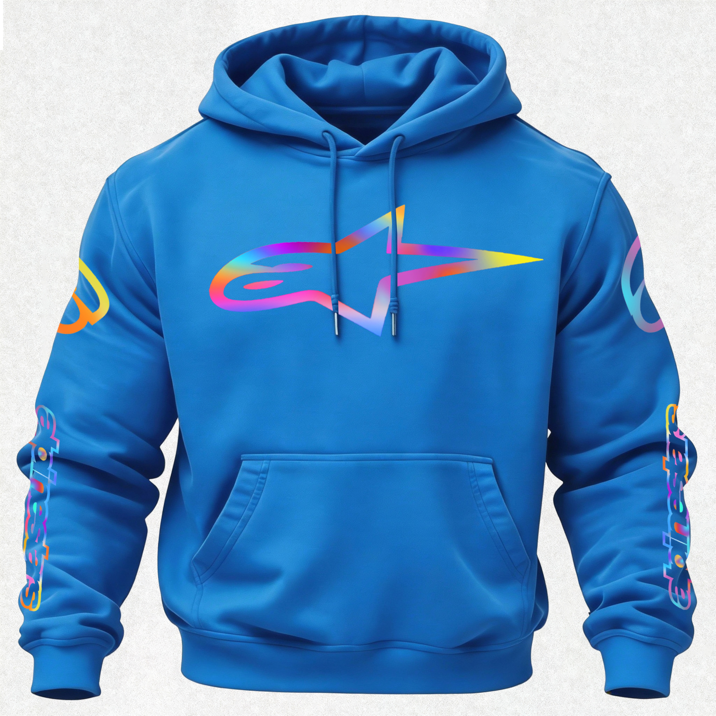 Alpinestars Vintage Printed Fleece-lined Unisex Hoodie Image - 34