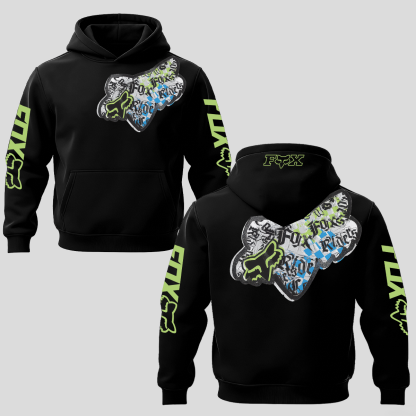 Fox Racing Printed Fleece-lined Unisex Hoodie Image - 1