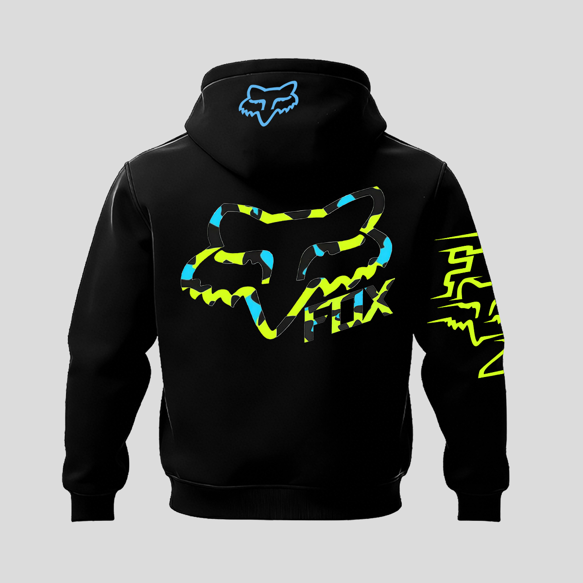 Fox Racing Printed Fleece-lined Unisex Hoodie Image - 3