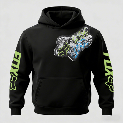 Fox Racing Printed Fleece-lined Unisex Hoodie Image - 2