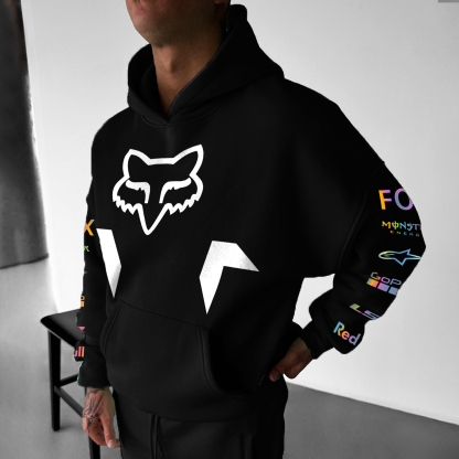 Fox Racing Printed Fleece-lined Unisex Hoodie Image - 6