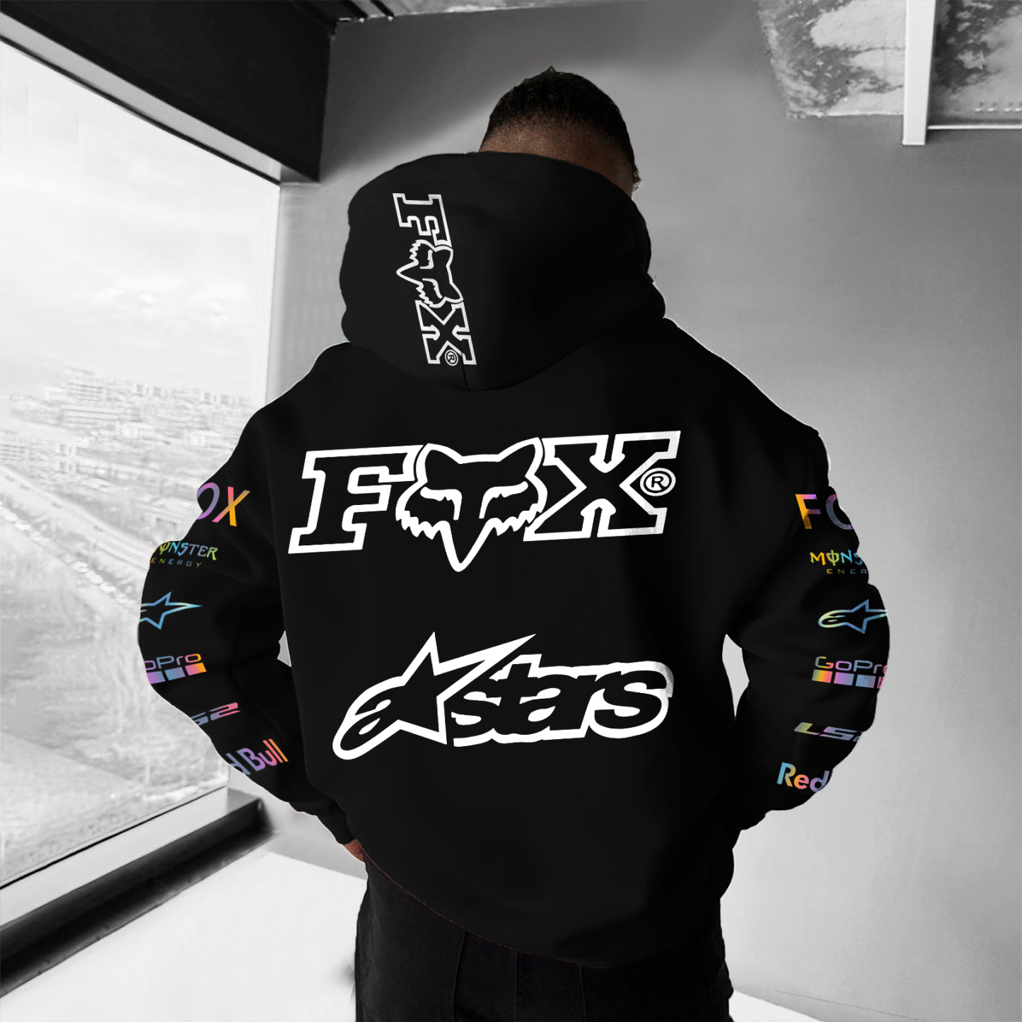 Fox Racing Printed Fleece-lined Unisex Hoodie Image - 5