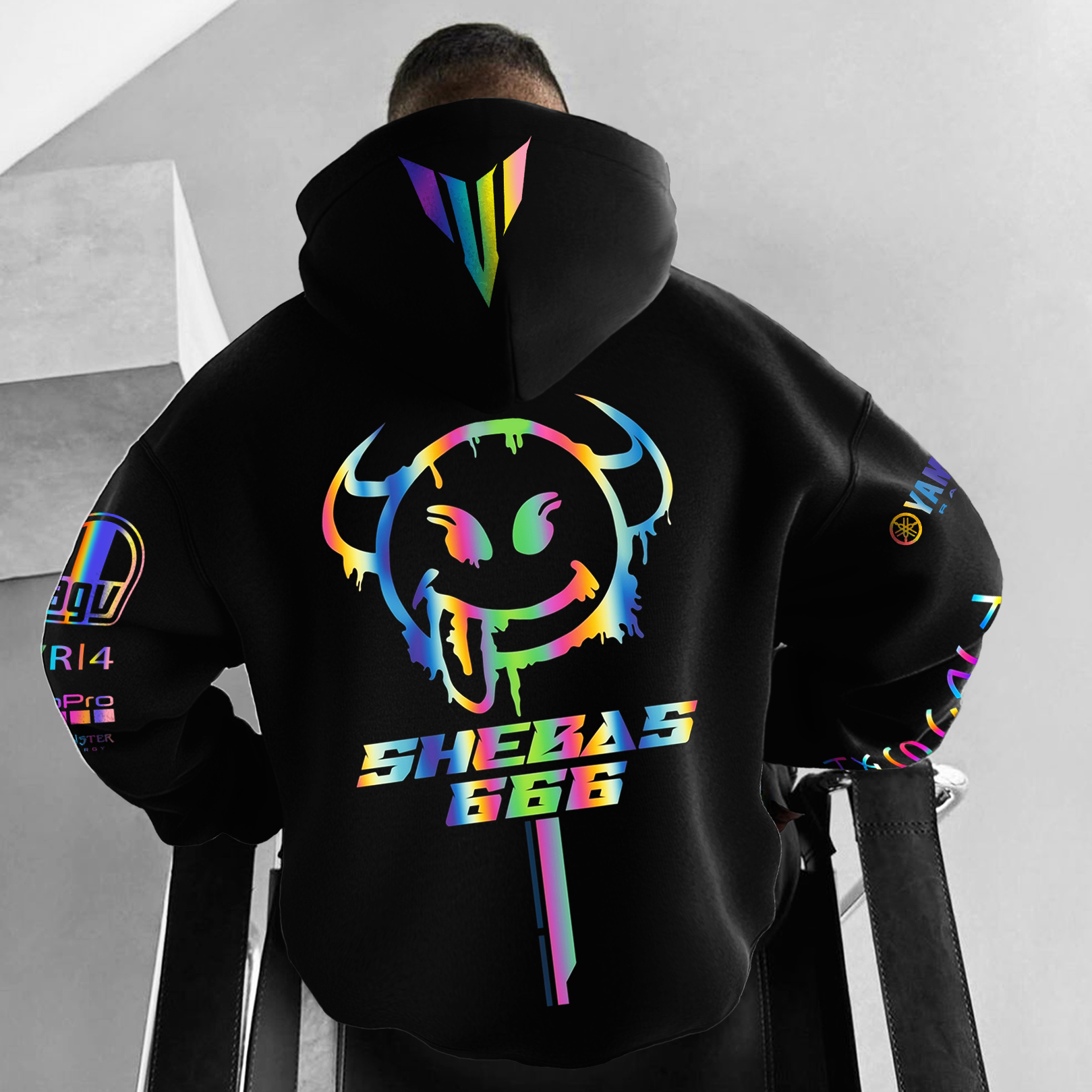 Yamaha Printed Fleece-lined Unisex Hoodie Image - 6