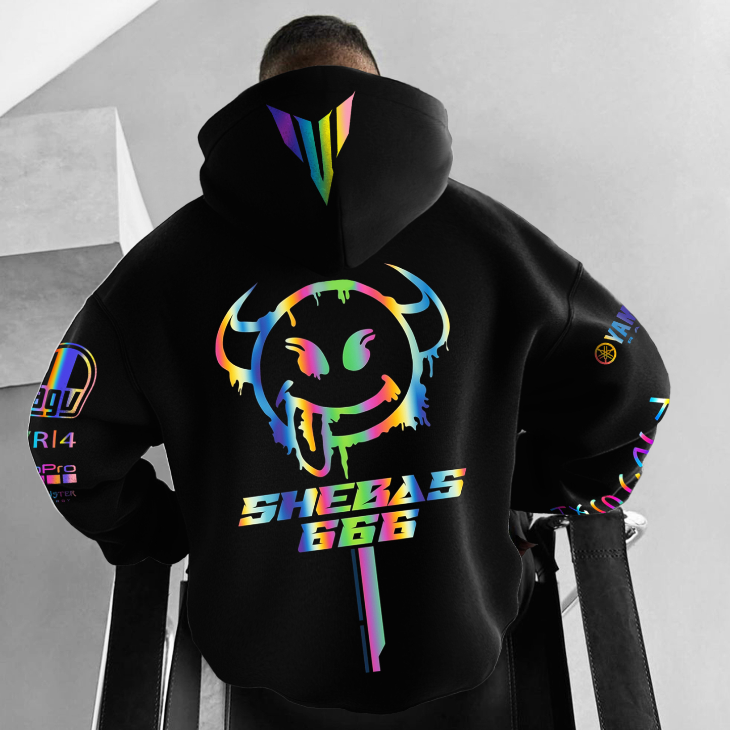 Yamaha Printed Fleece-lined Unisex Hoodie Image - 6