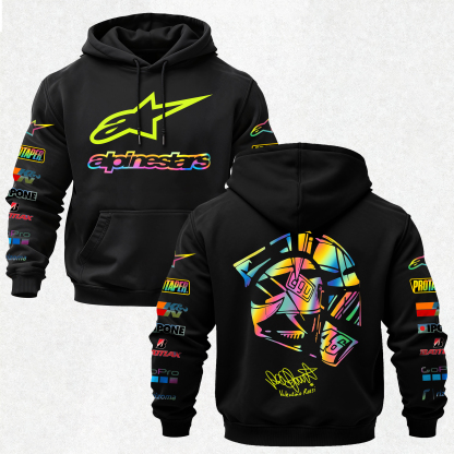 Alpinstars MotoGP Printed Fleece-lined Unisex Hoodie Image - 1