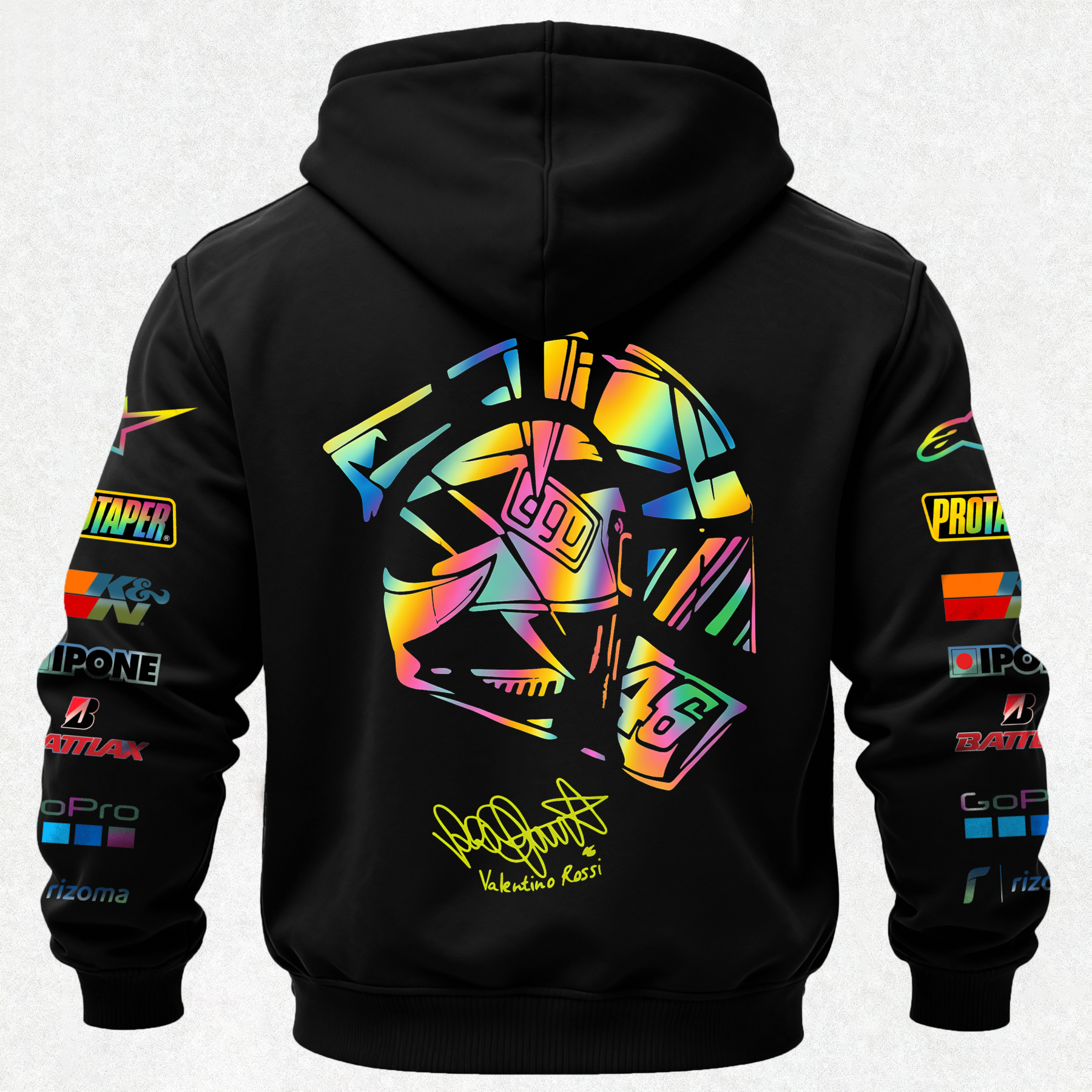 Alpinstars MotoGP Printed Fleece-lined Unisex Hoodie Image - 3