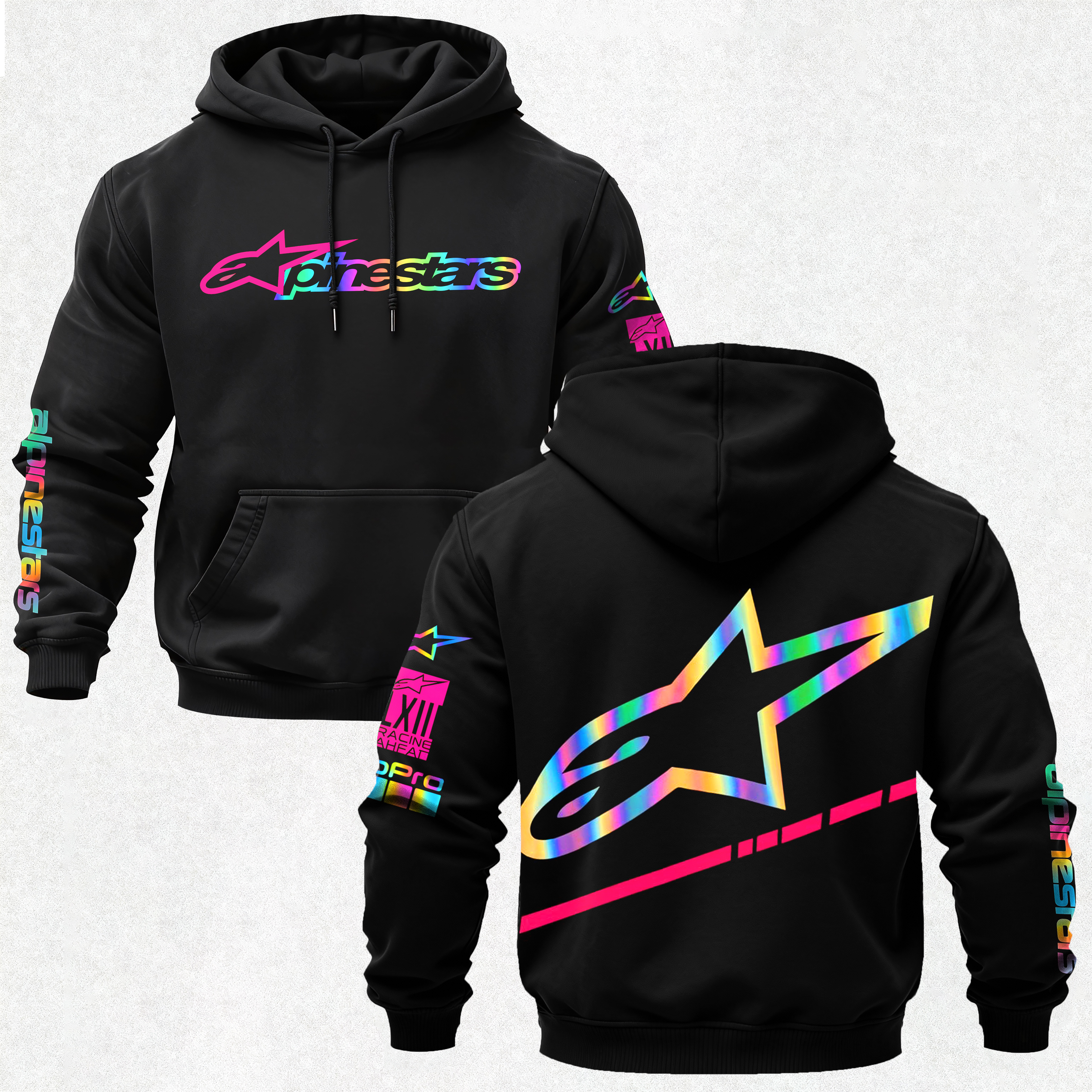 Alpinestars Printed Fleece-lined Unisex Hoodie Image - 1