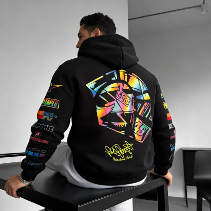 Alpinstars MotoGP Printed Fleece-lined Unisex Hoodie Image - 5